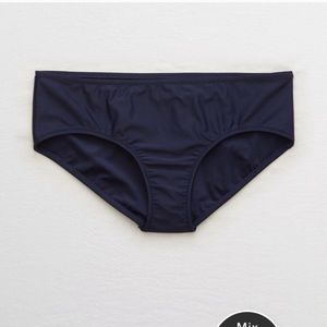 NWT aerie navy blue bikini bottoms size small
